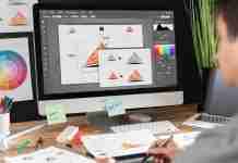 How to design a logo for your Amazon FBA product (2025) Man designing a logo on computer for Amazon