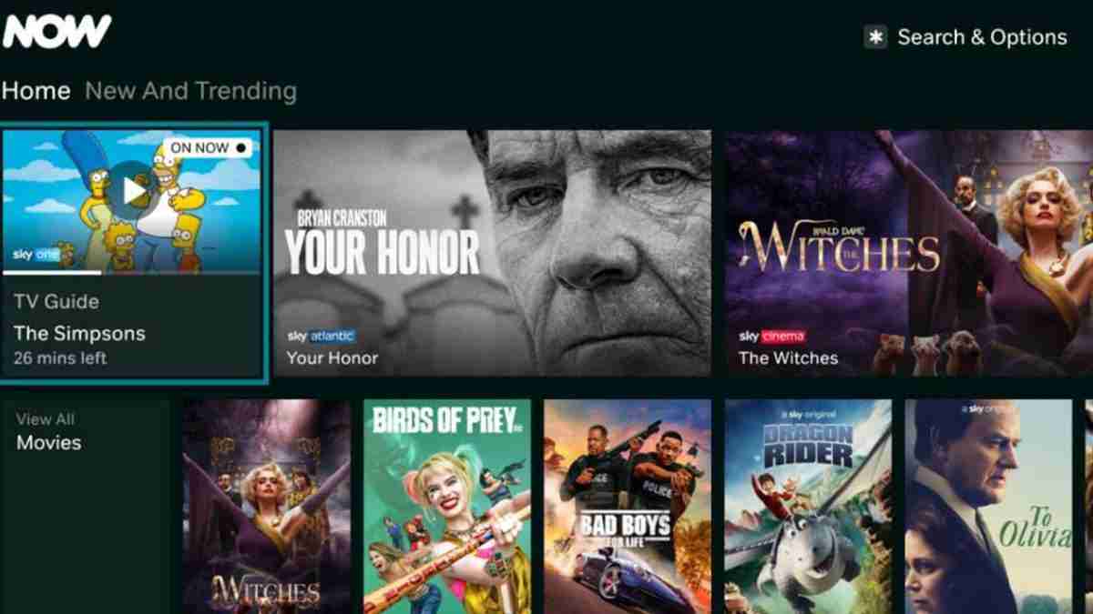 How to watch Now TV outside the UK 0000 NOW Streaming new ui on tv scaled How to watch Now TV outside the UK