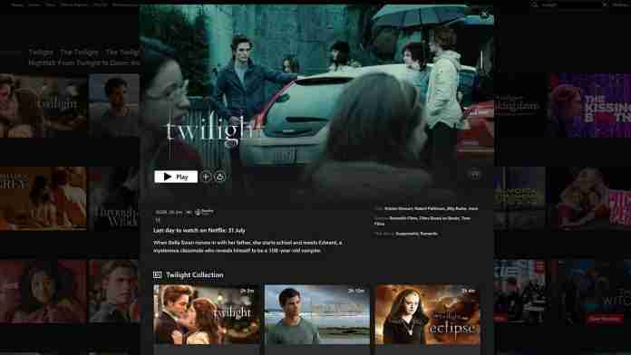 How to watch Twilight on Netflix