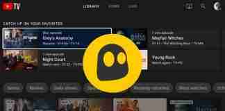 Cyberghost not working with YouTube TV