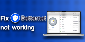 Betternet not working
