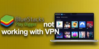 BlueStacks not working with VPN