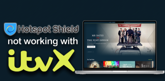 Hotspot Shield not working with ITVX