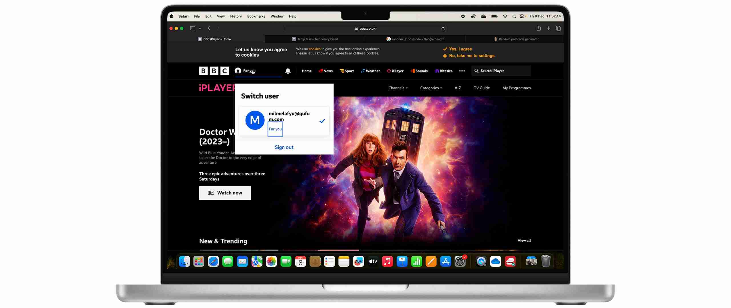 How to make a BBC iPlayer account outside the UK