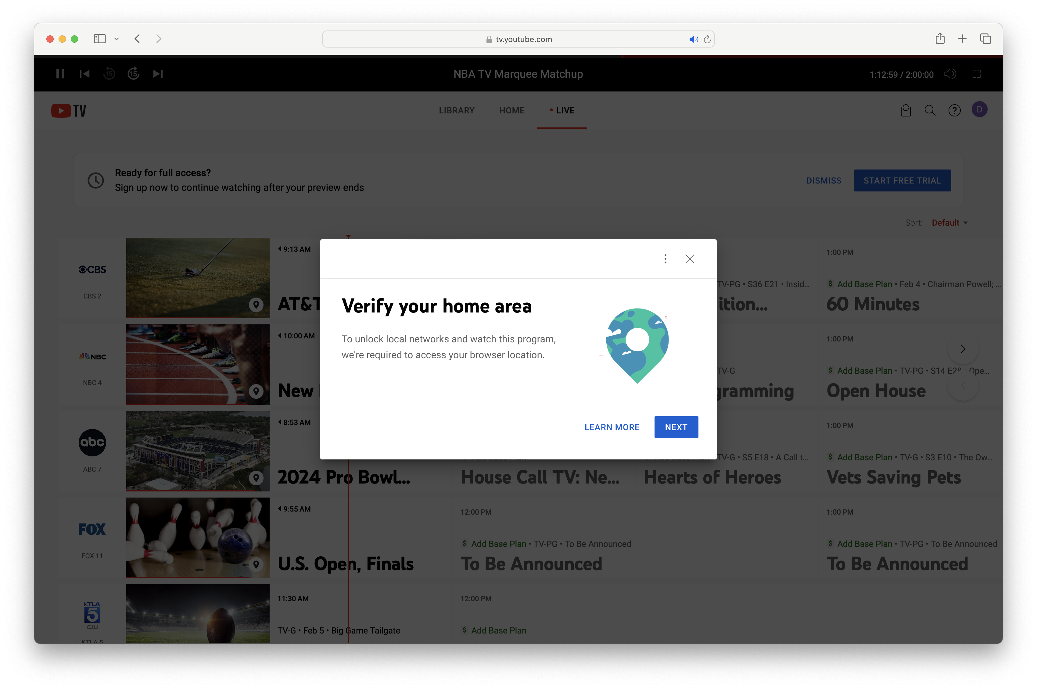 How to watch YouTube TV outside the US 4 How to watch YouTube TV outside the US 4