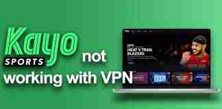 KAyo Sports not working with VPN
