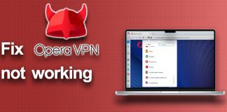 Opera VPN not working