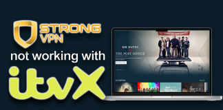 StrongVPN not working with ITVX