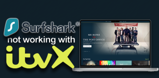 Surfshark not working with ITVX