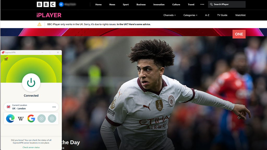 ExpressVPN not working with BBC iPlayer 1 ExpressVPN not working with BBC iPlayer 1