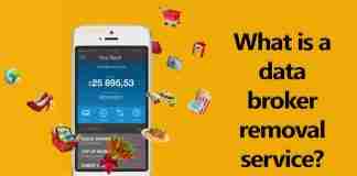 What is a data broker removal service