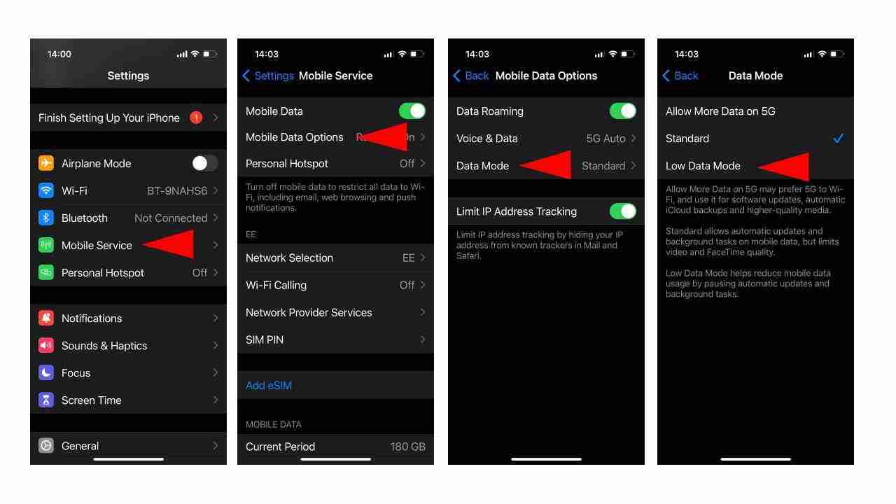 iPhone Low Data Mode iPhone Low Data Mode