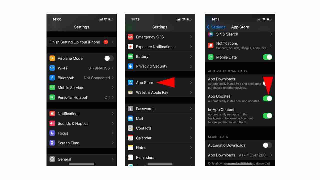 iPhone Turn off Automatic App Updates iPhone Turn off Automatic App Updates