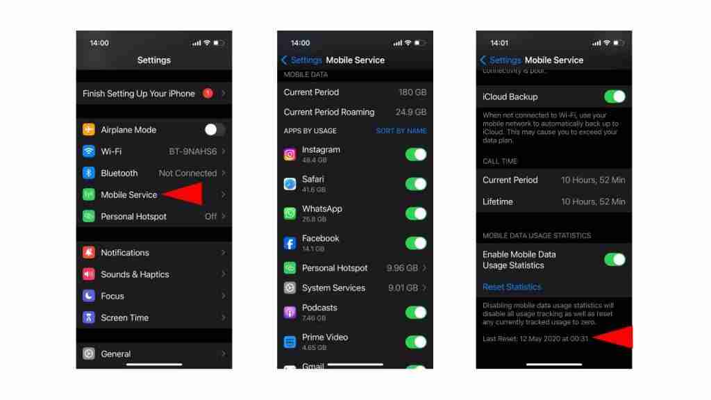 iPhone how to check for High Data Usage iPhone how to check for High Data Usage