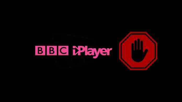 BBC iPlayer with Block Hand Sign BBC iPlayer with Block Hand Sign