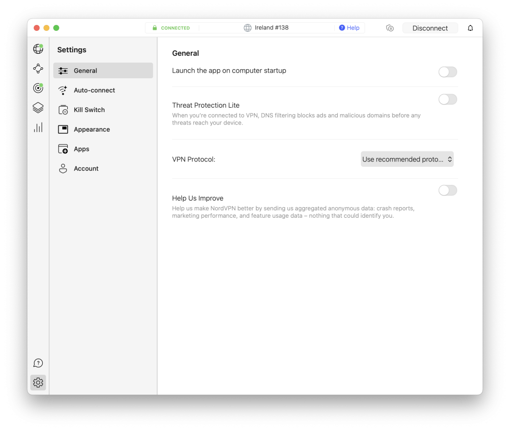 Change VPN Protocols Change VPN Protocols