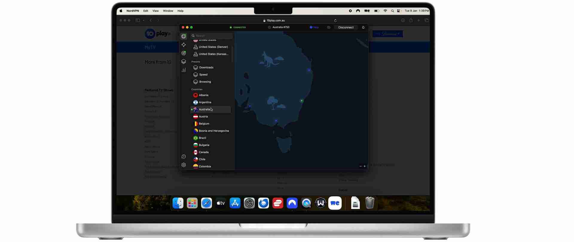How to make a 10Play account outside Australia