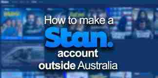 How to make a Stan account outside Australia