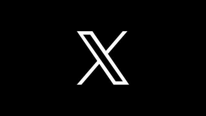 X-Twitter-logo-on-black-background X Twitter logo on black background