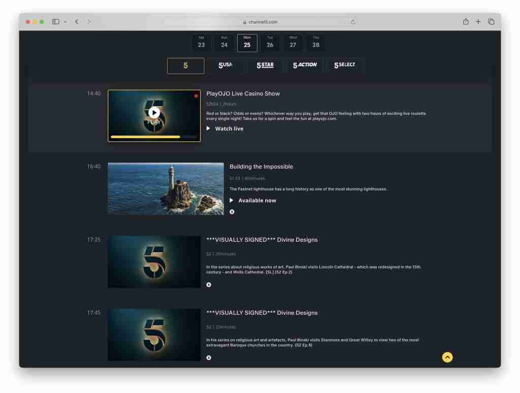 Channel 5 My5 not working with VPN 4 Channel 5 My5 not working with VPN 4