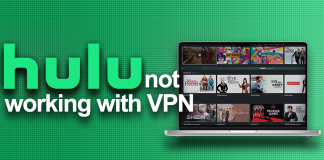 Hulu not working with VPN