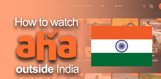 WAtch Aha outside India