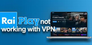 Raiplay not working with VPN