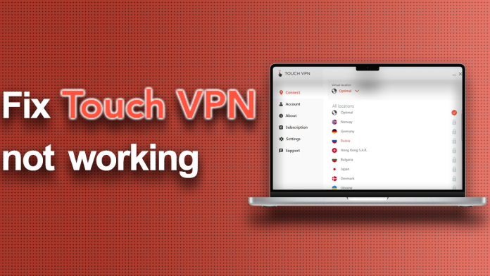Touch VPN not working