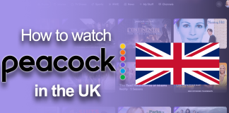 WAtch Peacock in the UK